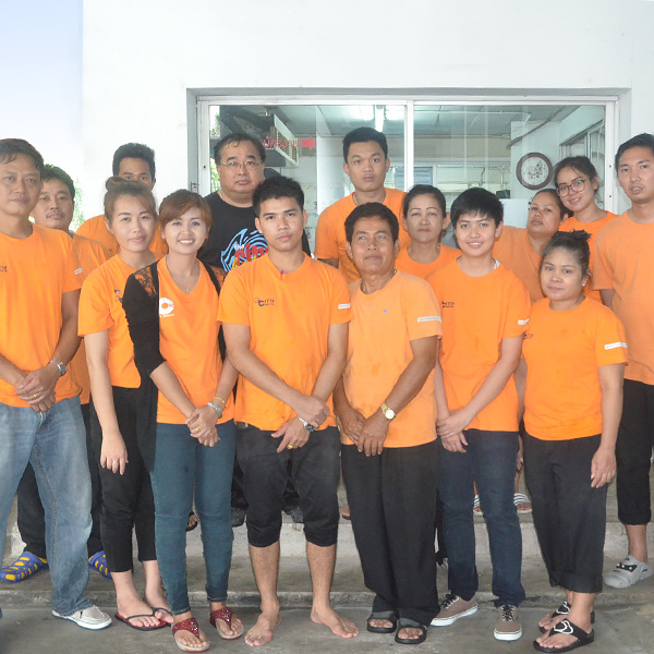 日本語もOK！フレンドリーなタイ人スタッフ達