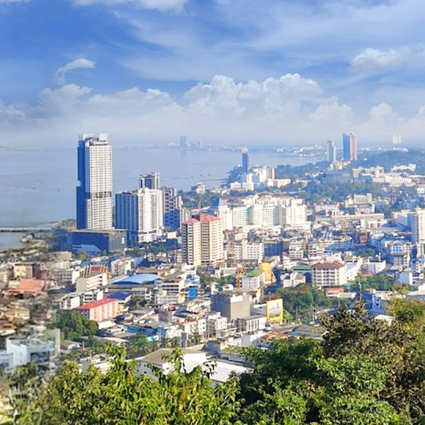 シラチャの中心街から徒歩4分！渋滞緩和ゾーンにある好立地